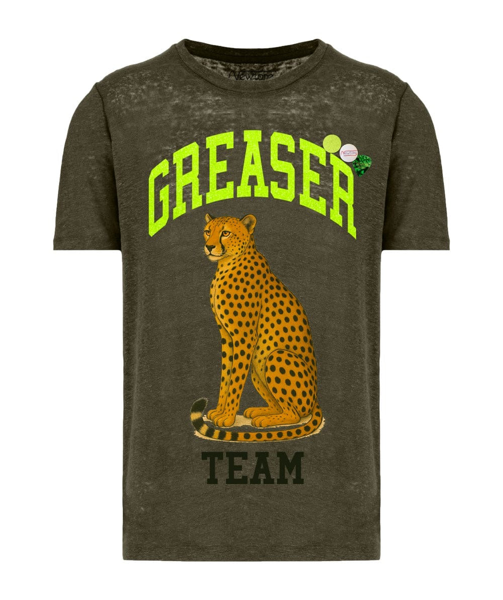 T-shirt Newtone Vee Greaser Kaki