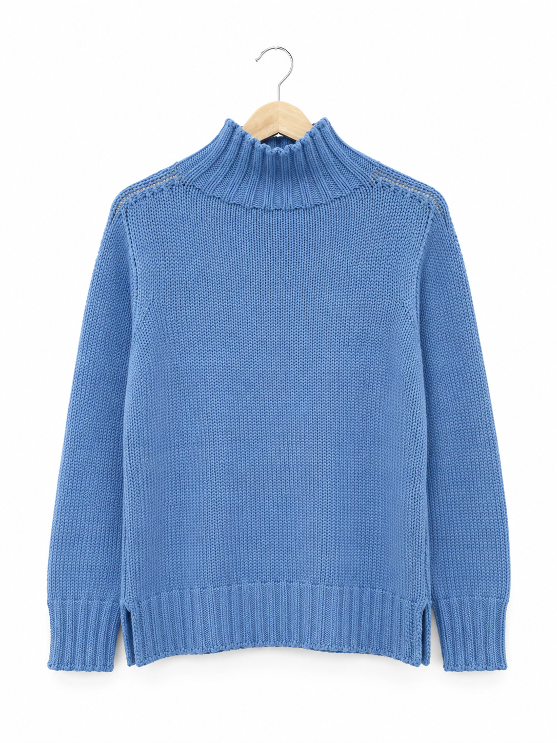 Maglione Flirt lupetto lana azzurro