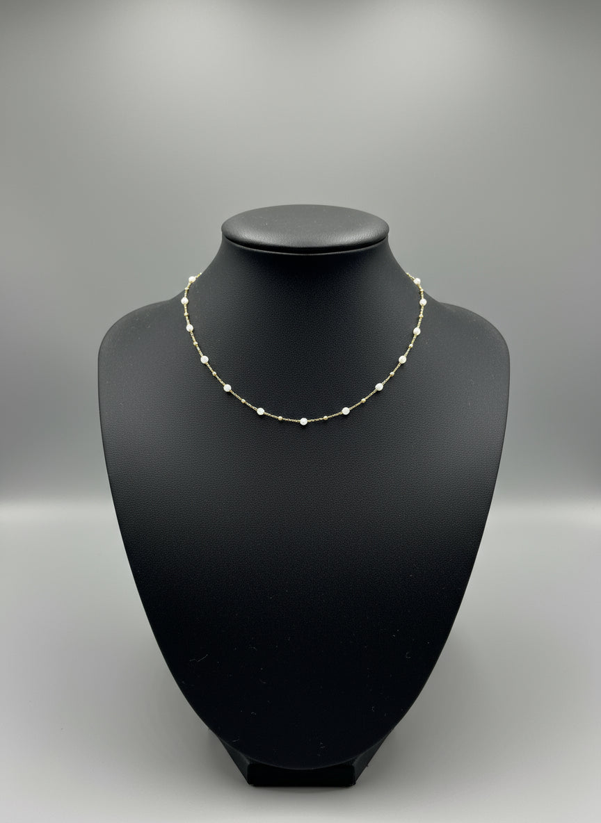 Collana Emmevi pallini e perle