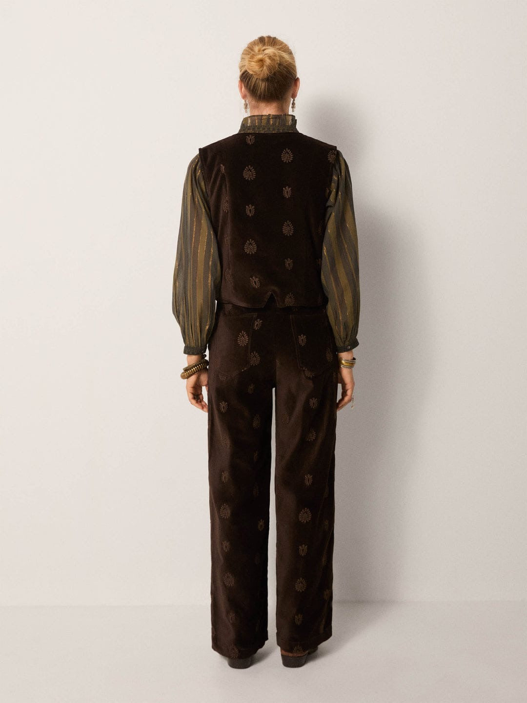Gilet Maison Hotel Kafka Velluto Macchiato