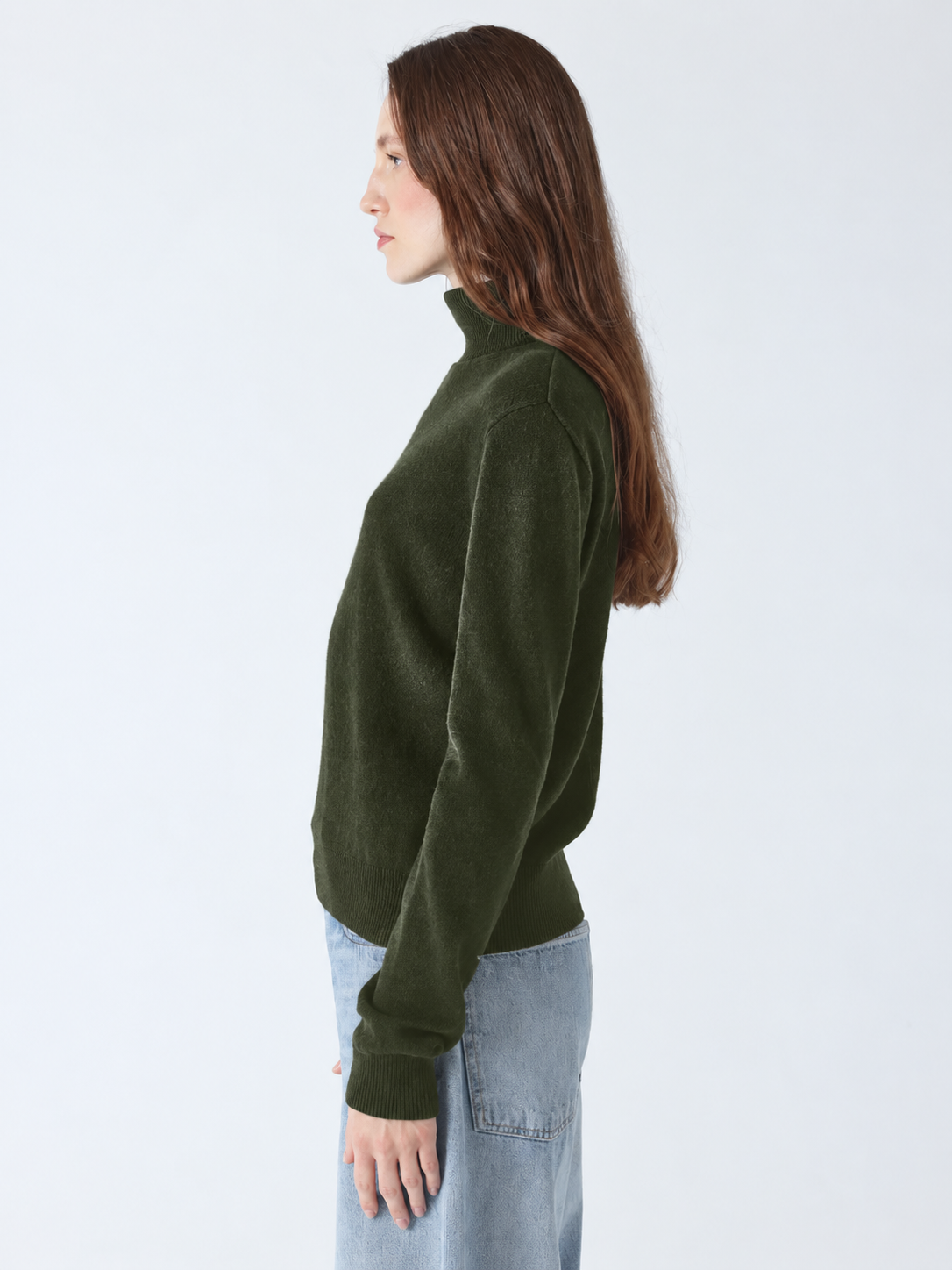 Maglione Absolut Cashmere Themys dark artichoke
