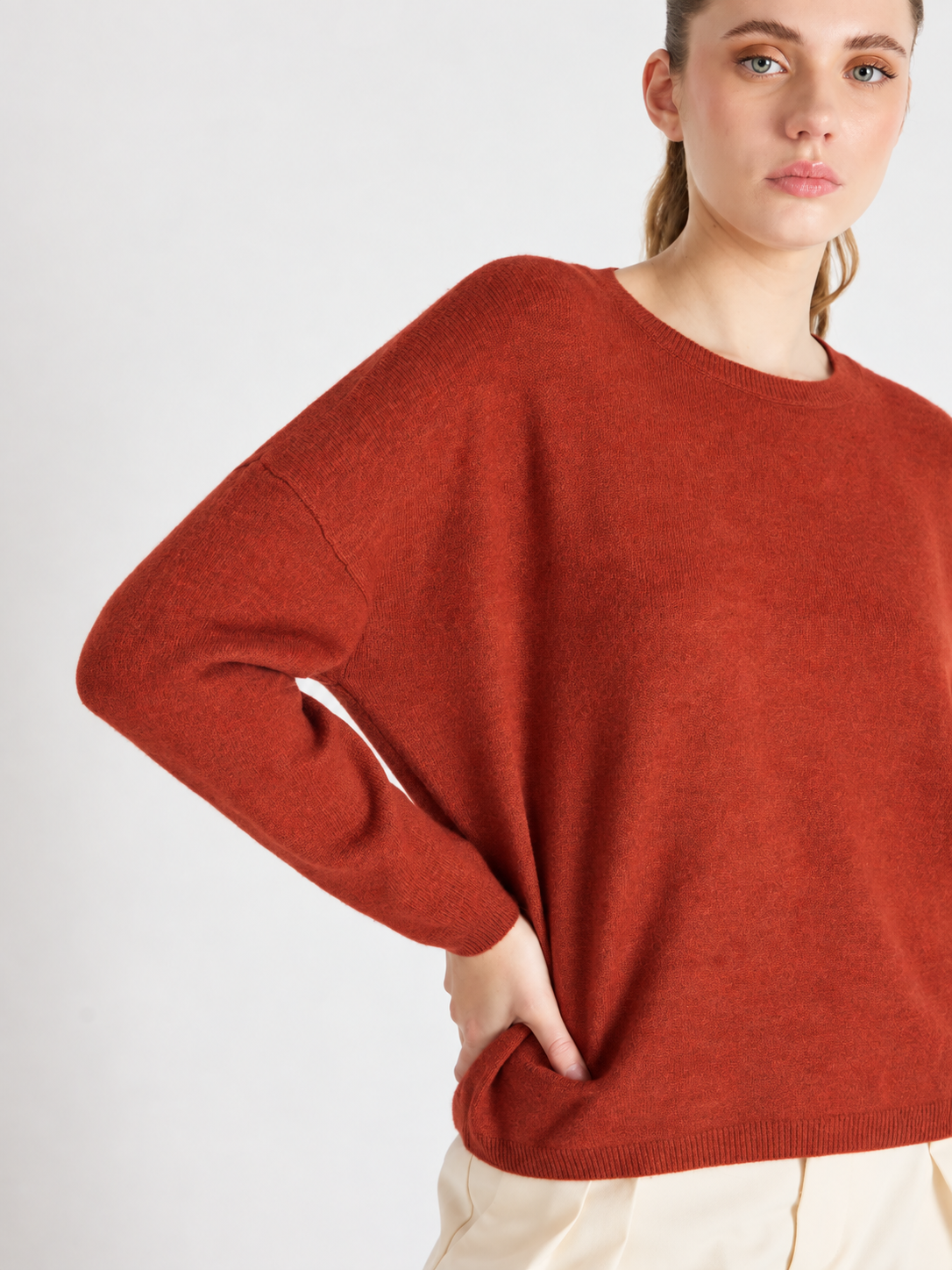 Maglione Absolut Cashmere Kaira clay