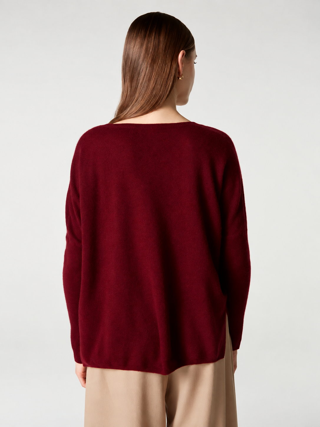 Maglione Absolut Cashmere Astrid deep cherry