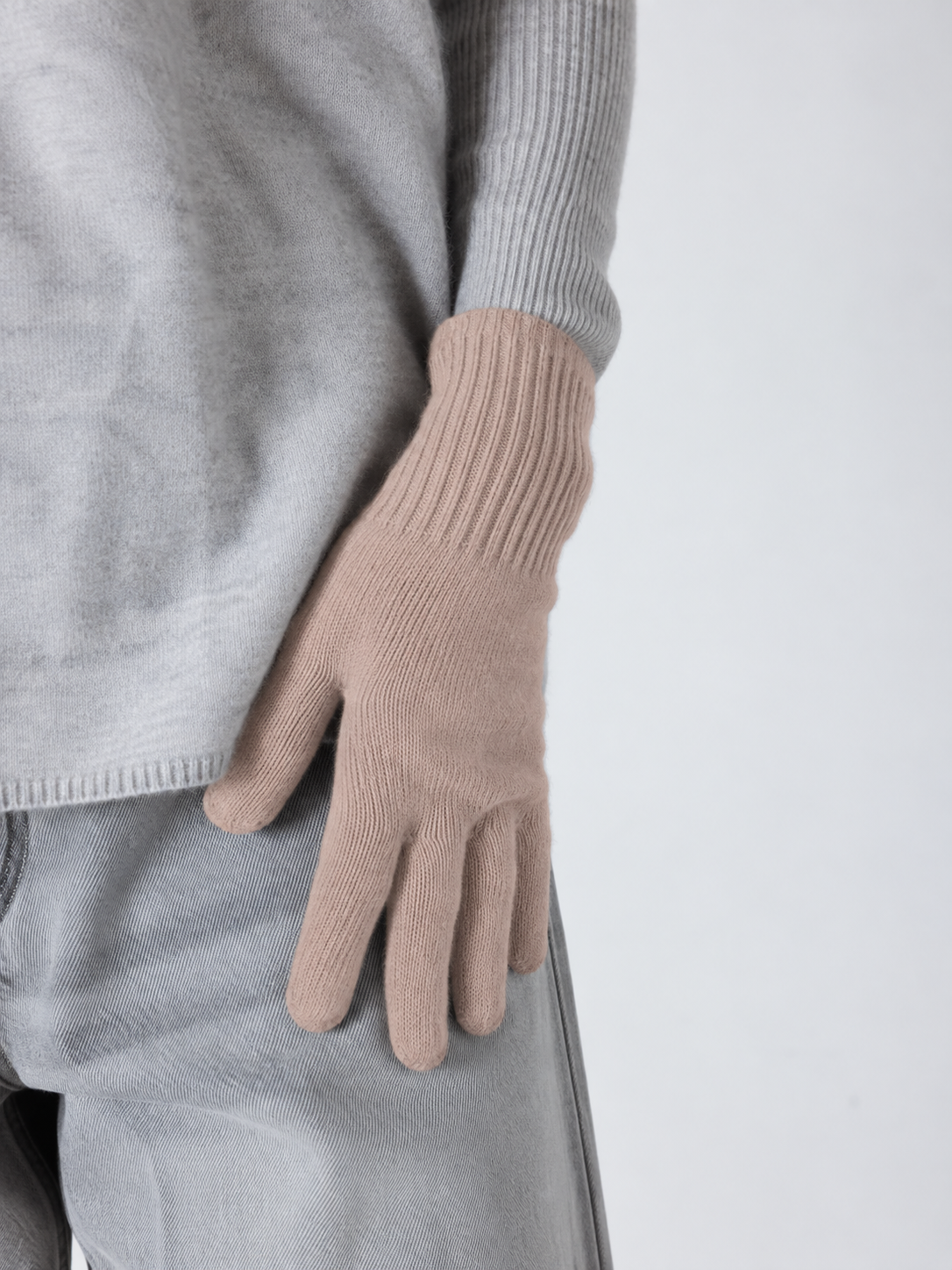 Guanti Absolut Cashmere Lorenza chestnut