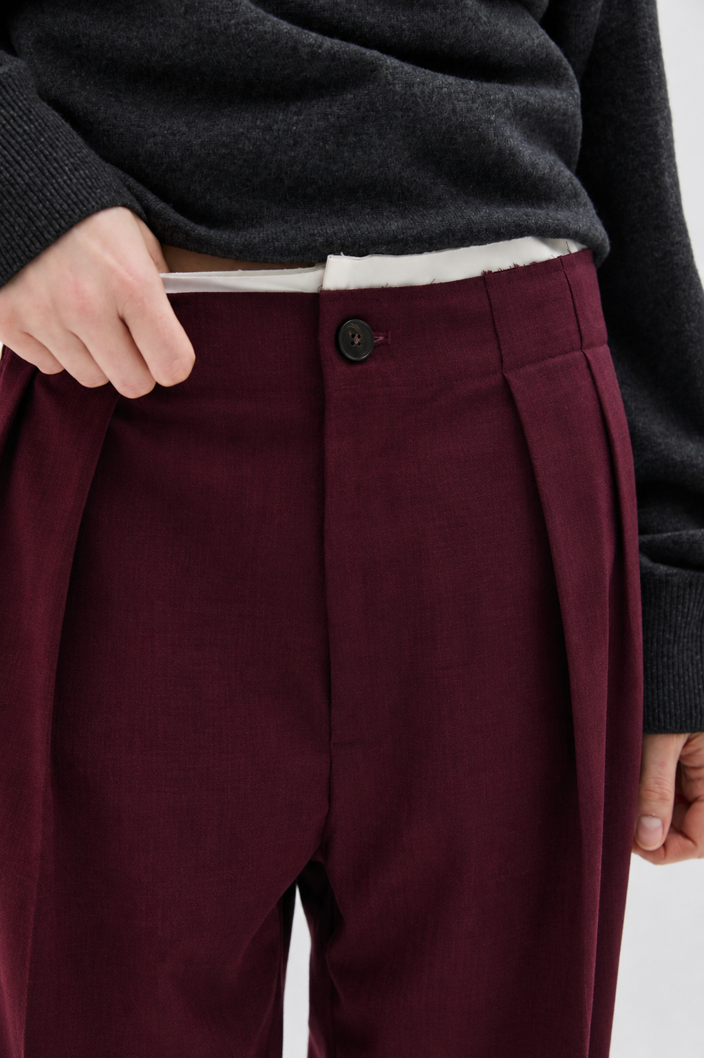Pantalone Phisique Du Role bourgogne + butter