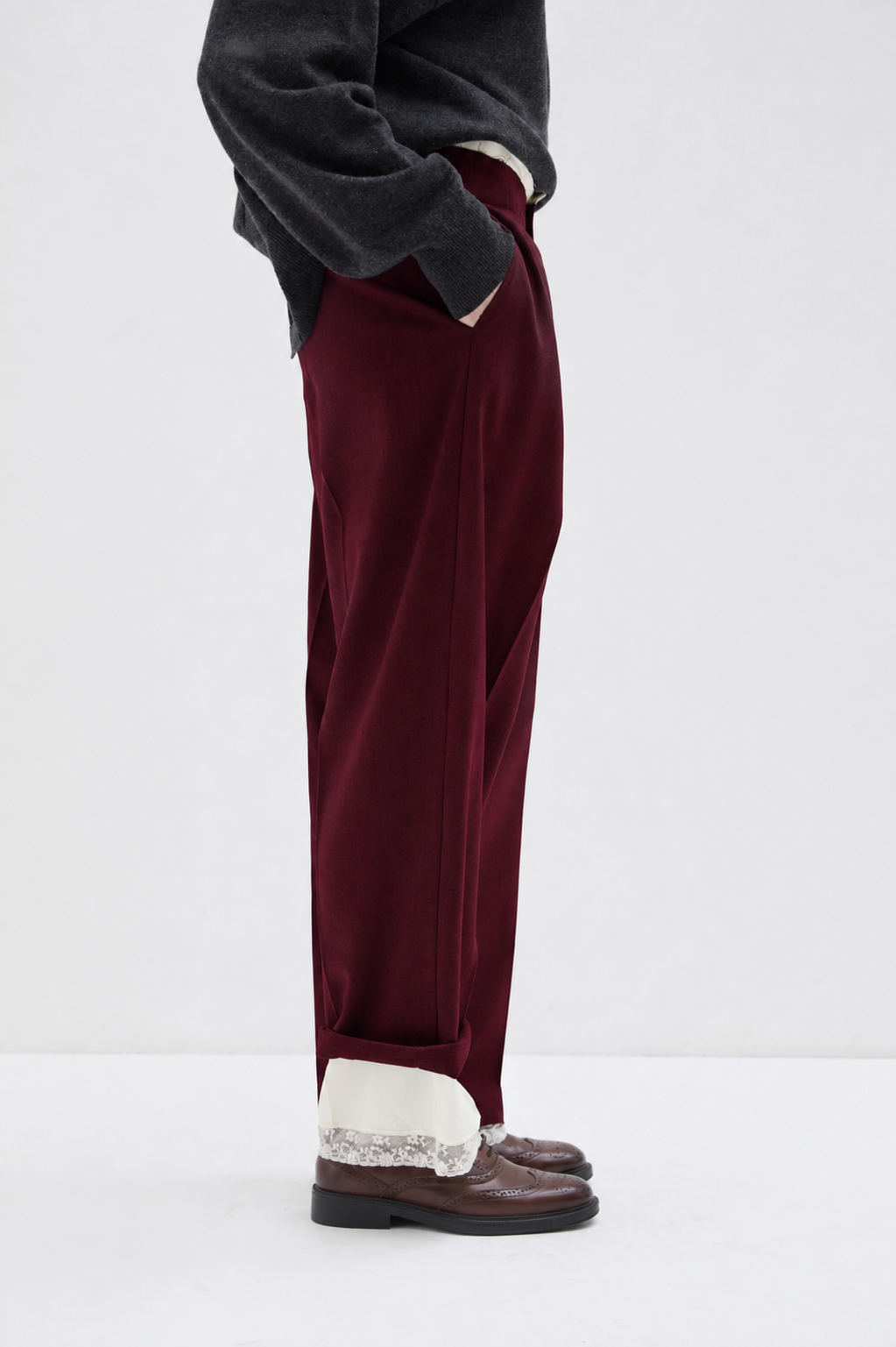 Pantalone Phisique Du Role bourgogne + butter