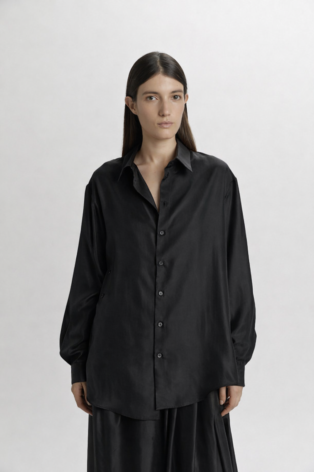 Camicia Phisique Du Role Giovanna seta nera