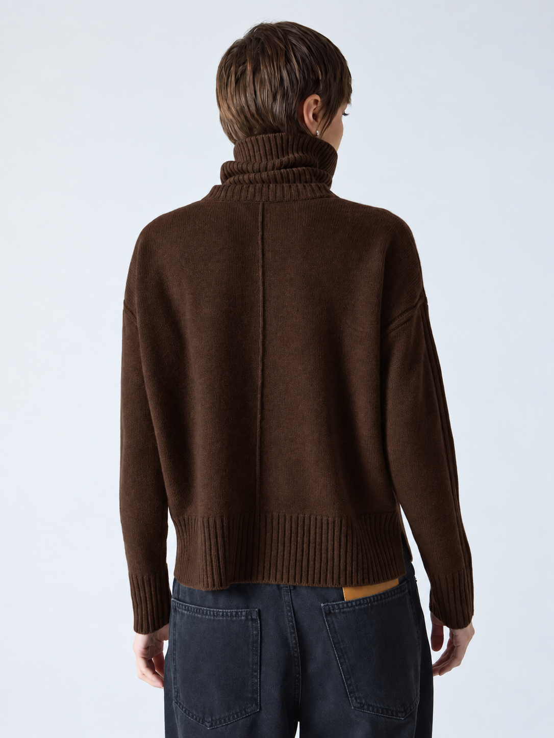 Maglione Absolut Cashmere Candace dark brown