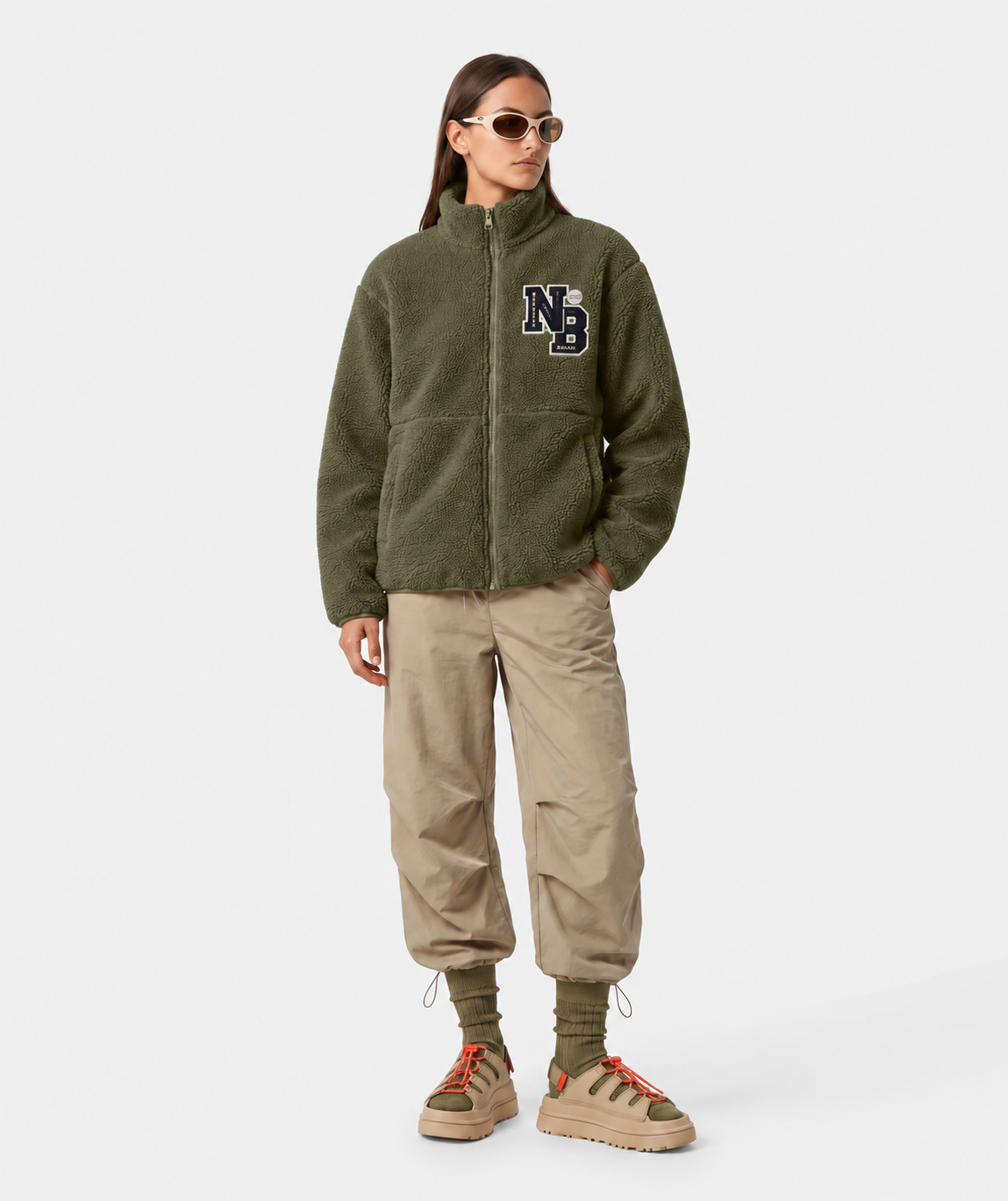 Giacca Newtone Sherpa Carter Varsity kaki