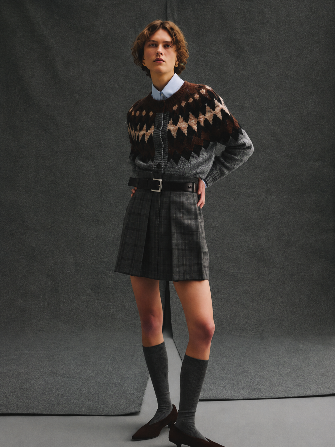 Cardigan Tela Eiko jacquard