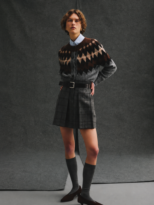 Cardigan Tela Eiko jacquard
