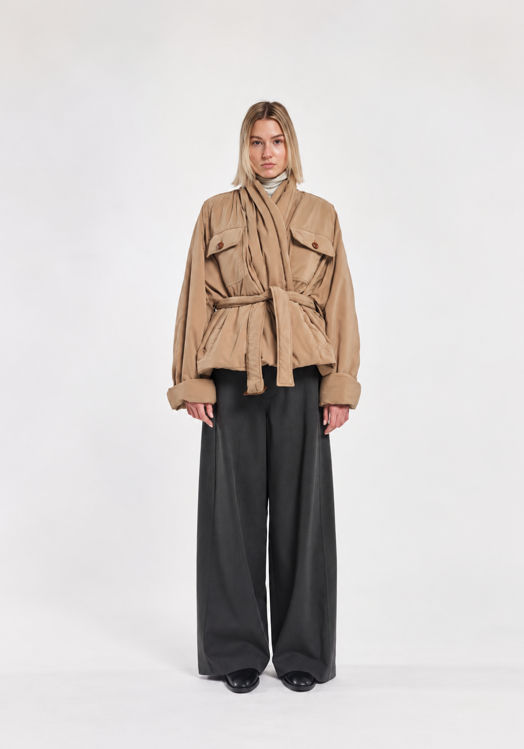 Pantalone Tela Vanda grigio