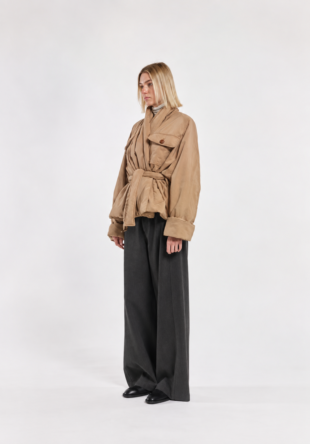 Pantalone Tela Vanda grigio