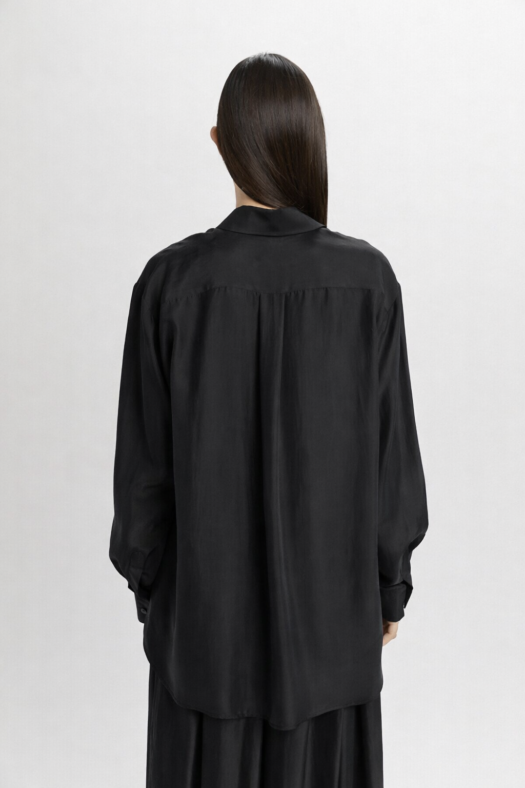 Camicia Phisique Du Role Giovanna seta nera