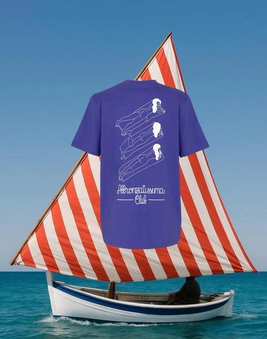 T-shirt Mimi a La Mer Abbronzatissima Viola