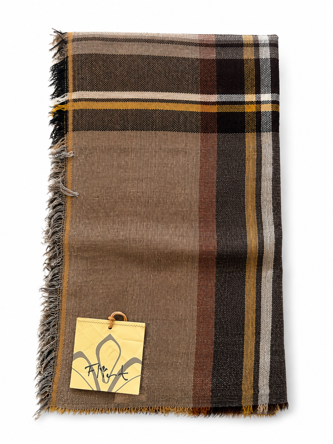 Sciarpa Flirt tartan cammello