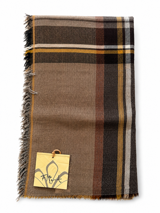 Sciarpa Flirt tartan cammello