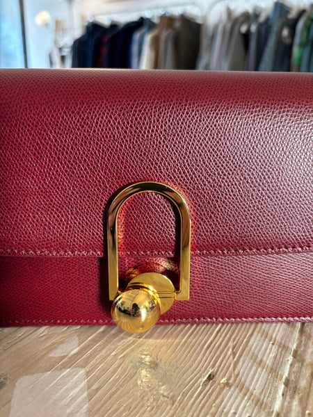 Borsa Maestoso Eon baguette bordeaux