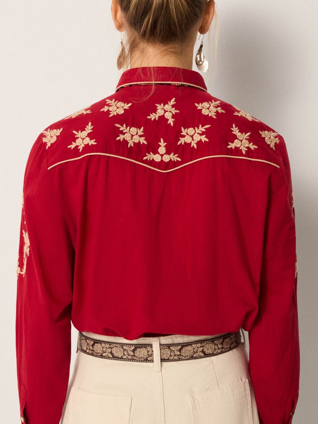 Camicia Maison Hotel Rodeo Sierra Western Red River