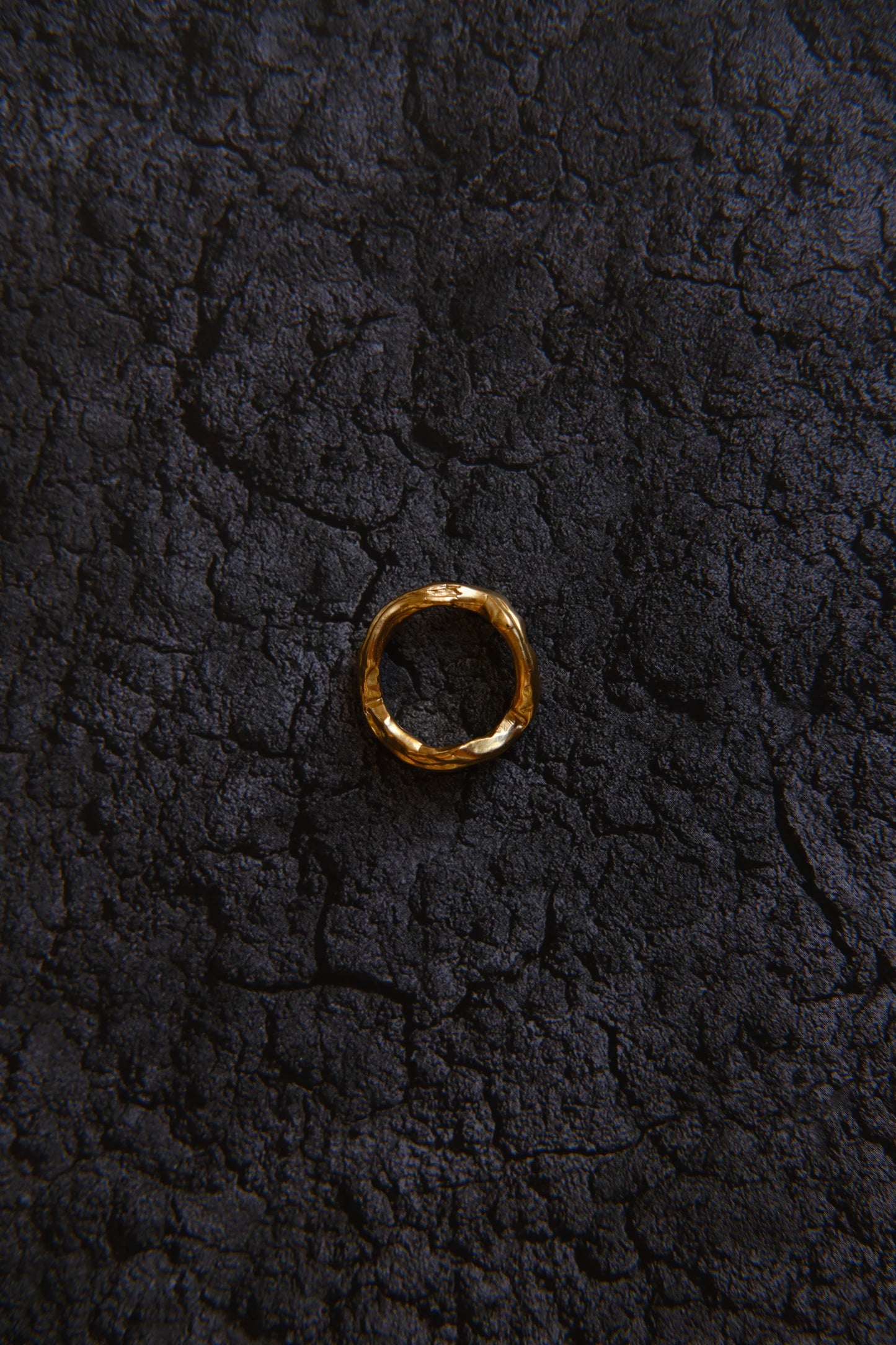 Anello Outerin Layered Earth Gold