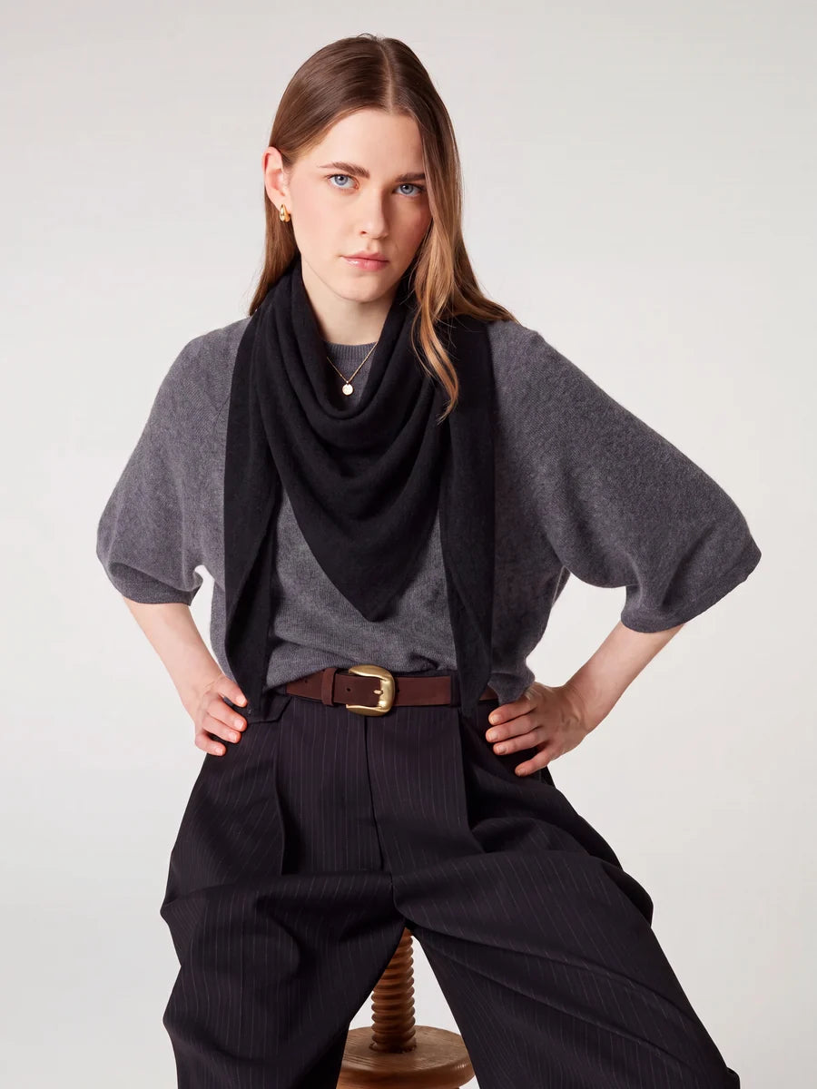Sciarpa Absolut Cashmere Danika black