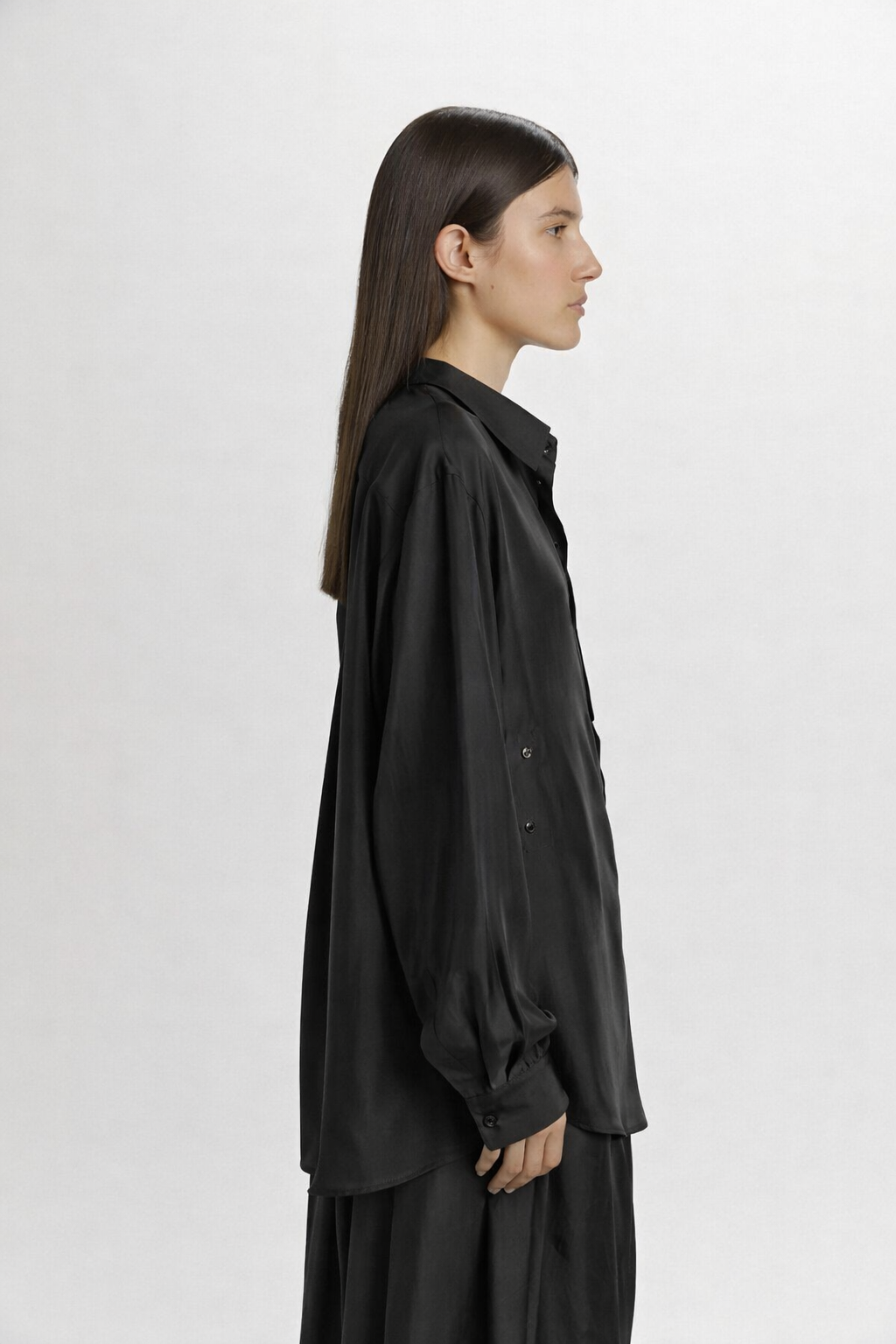 Camicia Phisique Du Role Giovanna seta nera