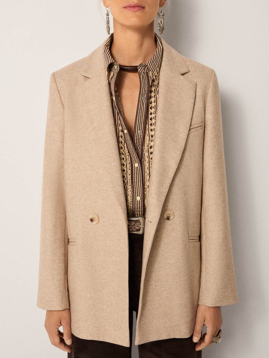 Giacca Maison Hotel Anna Rue Des Rosier beige