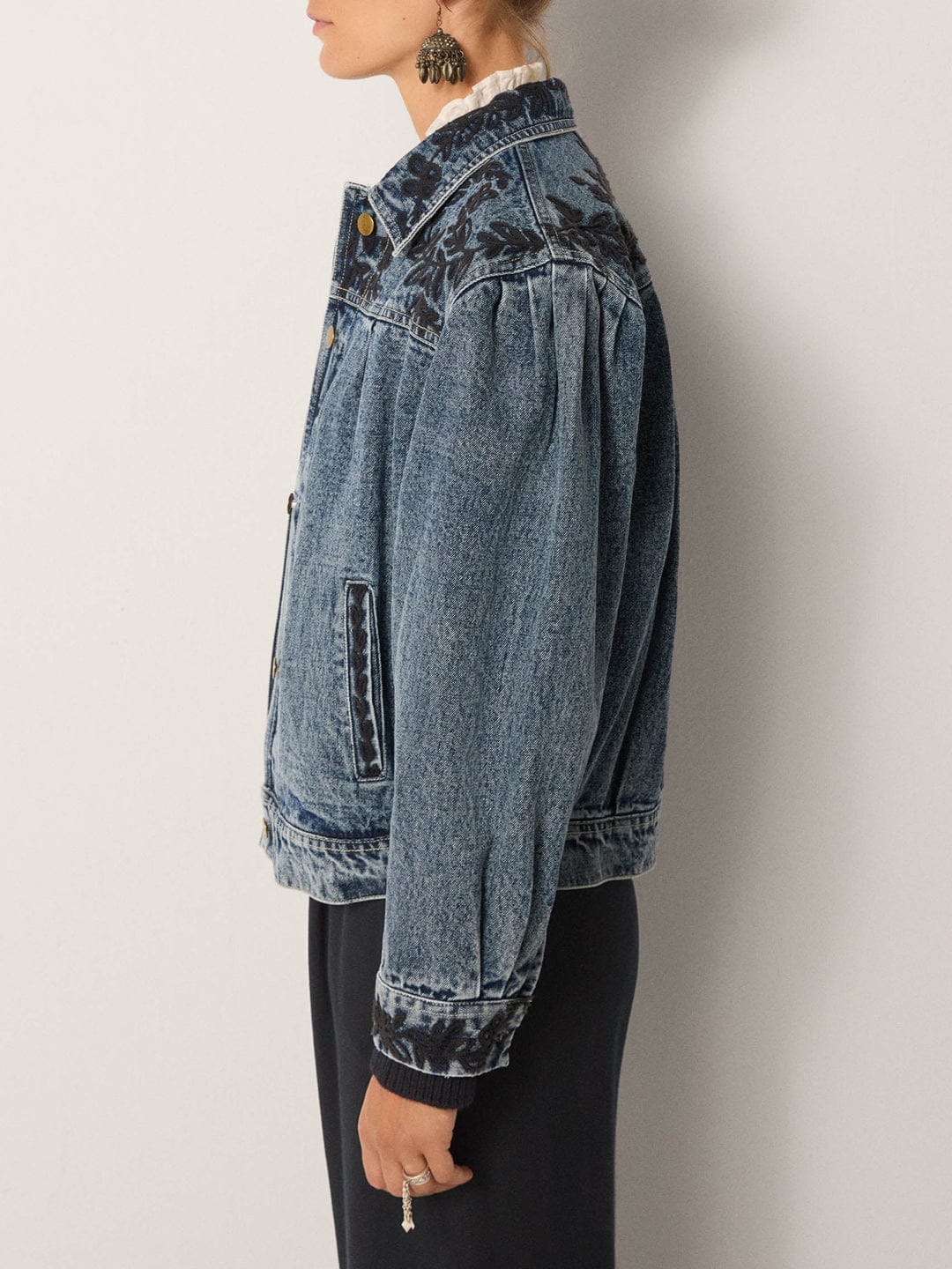 Giacca Maison Hotel Welsey Blue Western