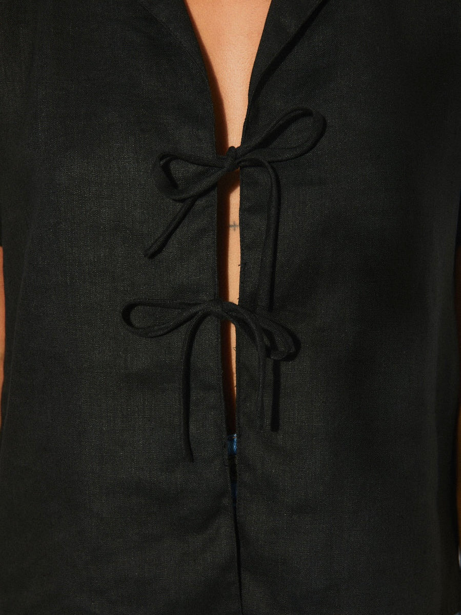 Camicia Rita Row Amber nera