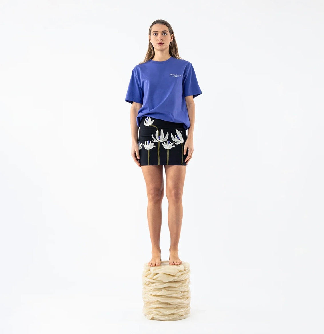 T-shirt Mimi a La Mer Abbronzatissima Viola