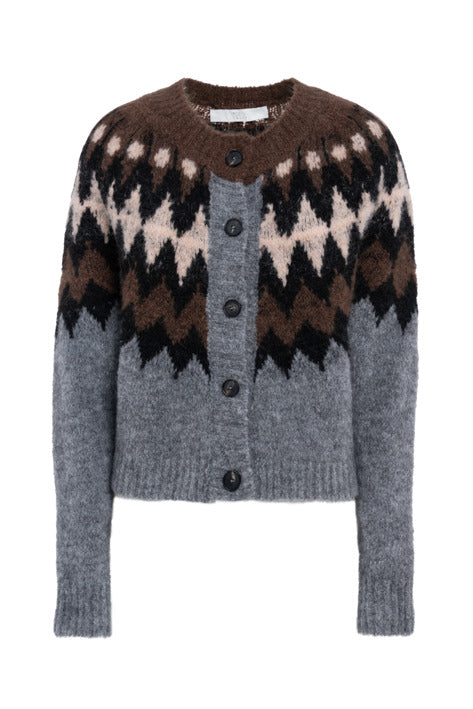 Cardigan Tela Eiko jacquard