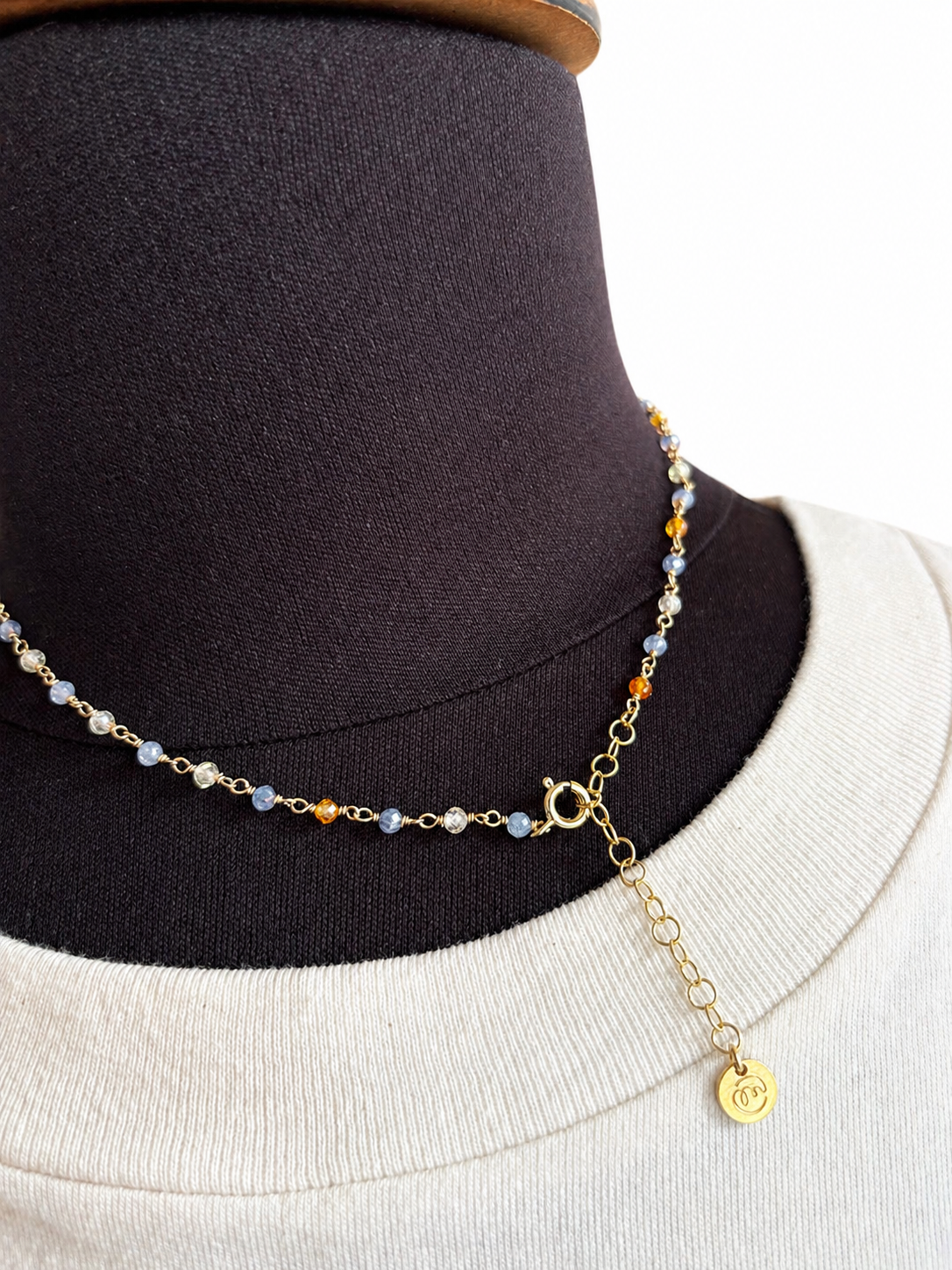 Collana Emmevi rosario zirconi