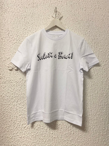 T-shirt Mimì à la Mer Saluti e Baci bianca