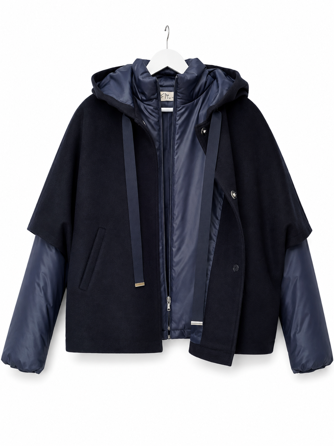 Giacca Flirt doppia cappa blu