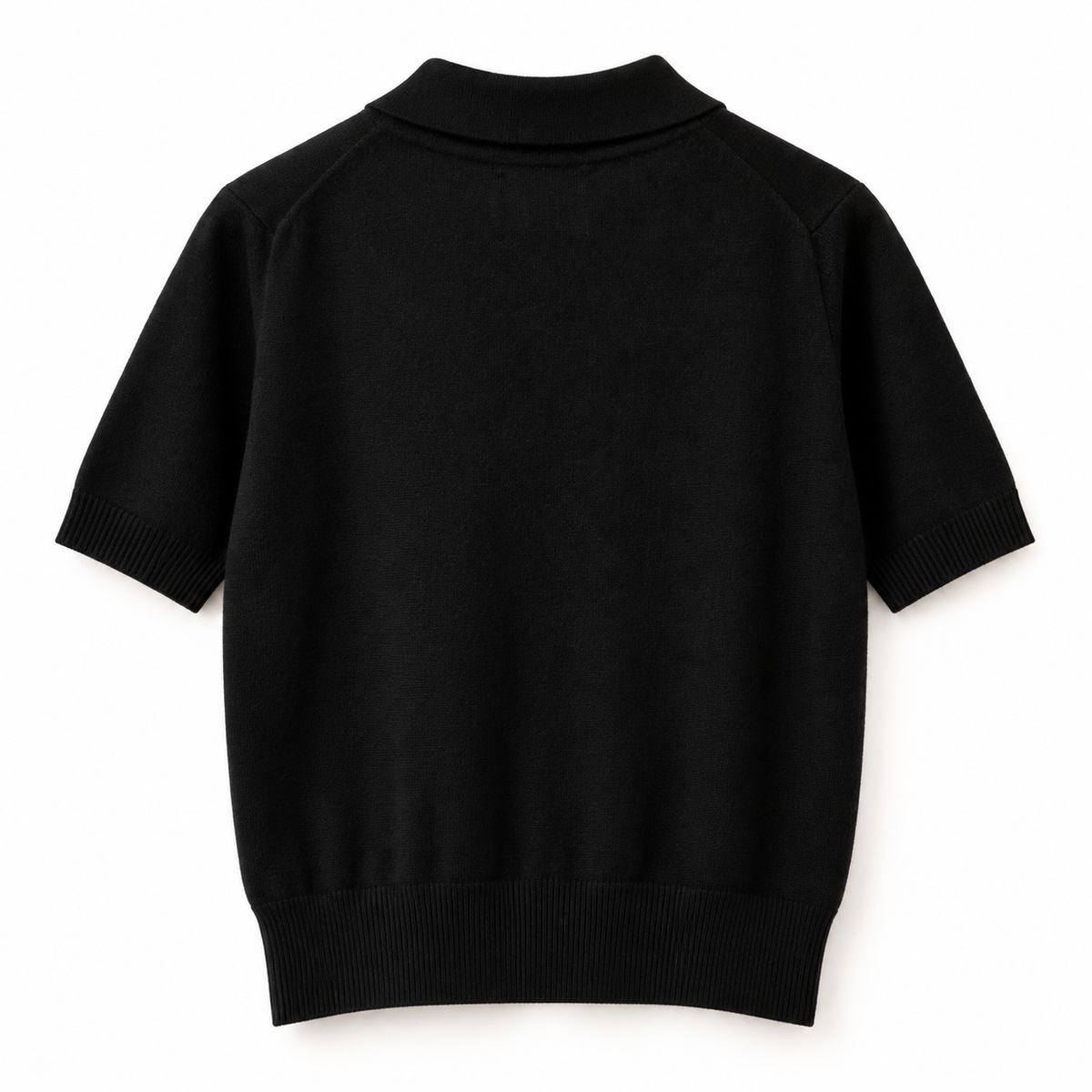 Maglia Laboratorio polo cashmere nera