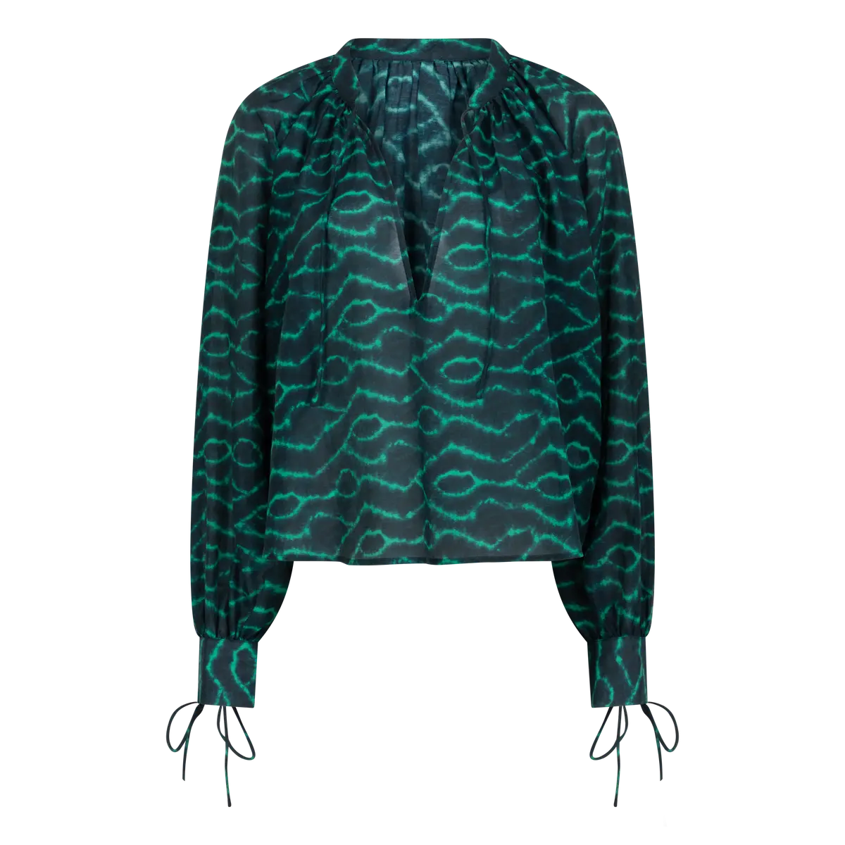 Camicia Love Stories Breeze dark green