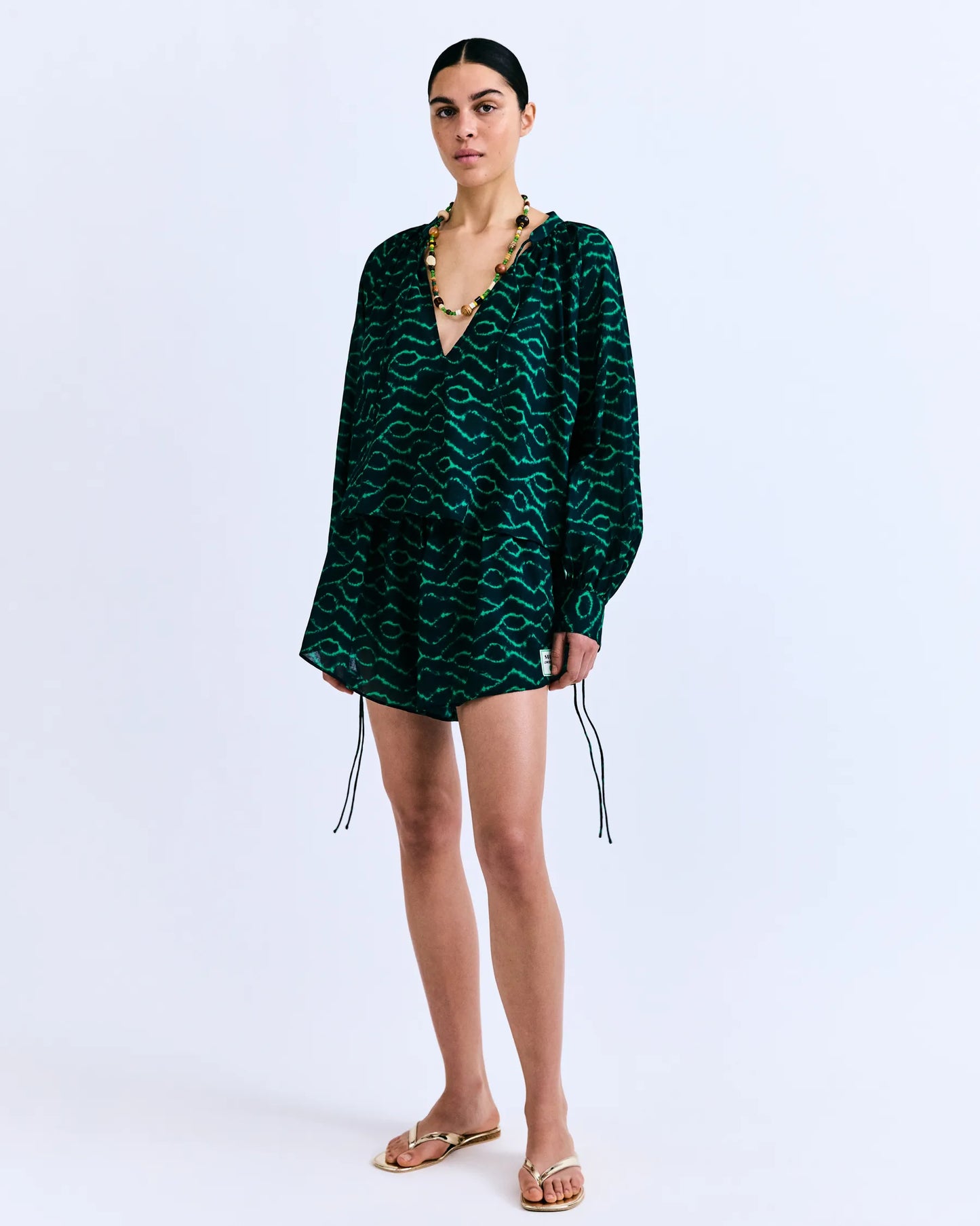 Shorts Love Stories Leonardo dark green