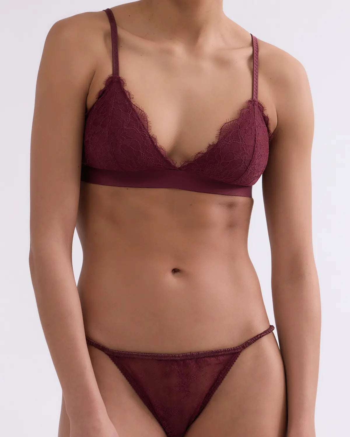 Bralette Love Stories Darling bordeaux