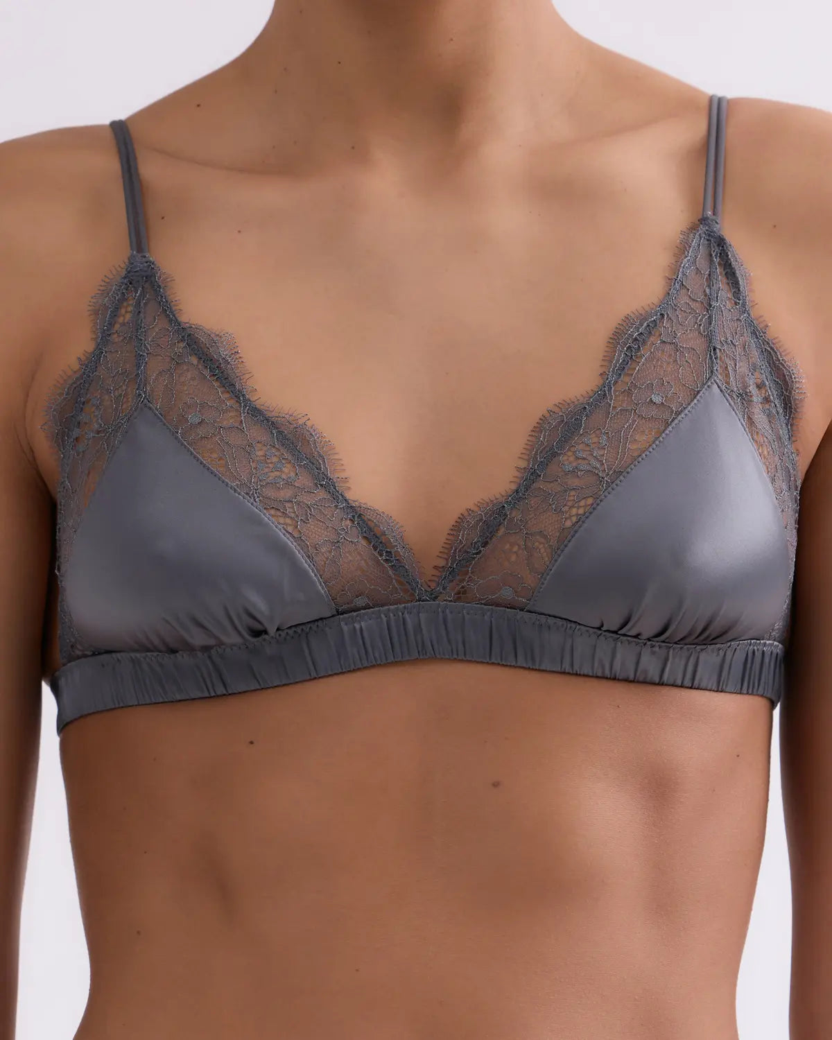Bralette Love Stories Love Lace antracite grey