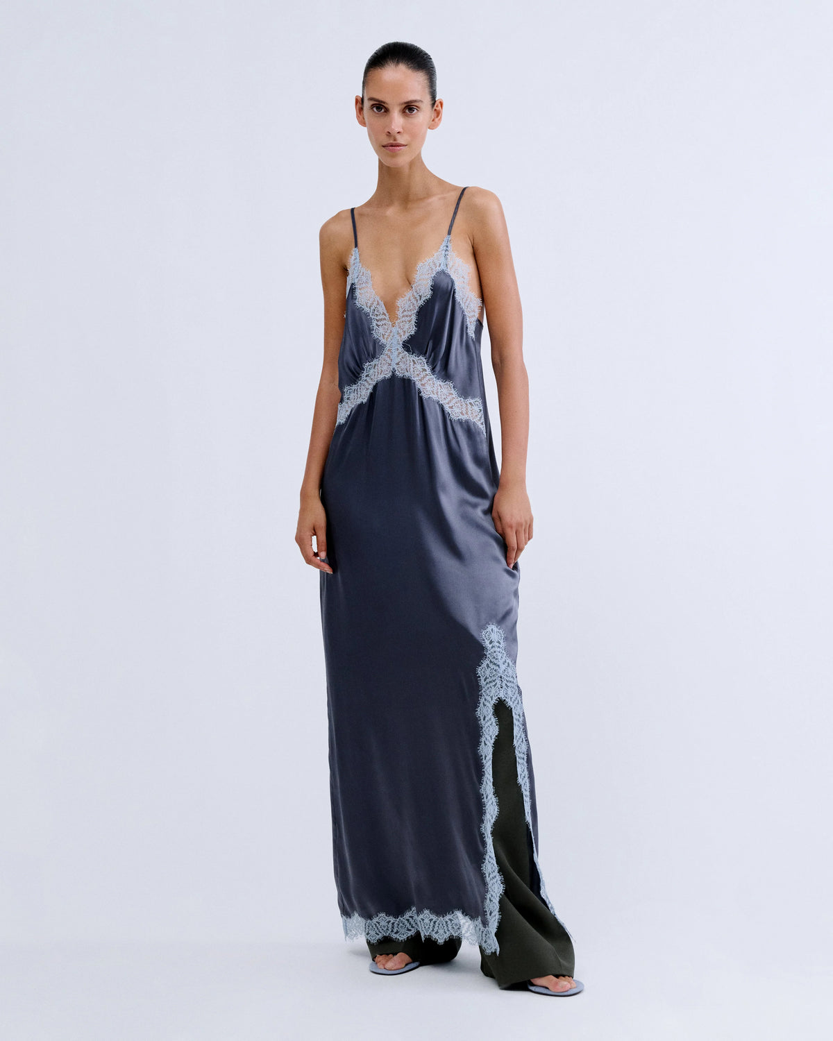 Abito Love Stories Mist antracite grey
