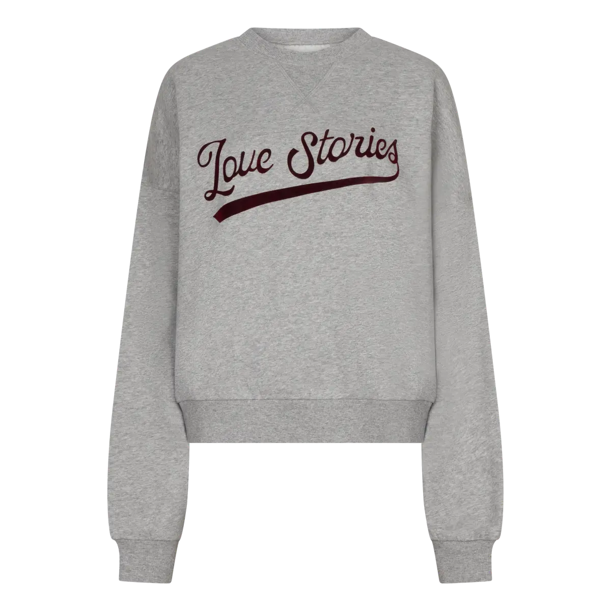Felpa Love Stories Sloane light grey