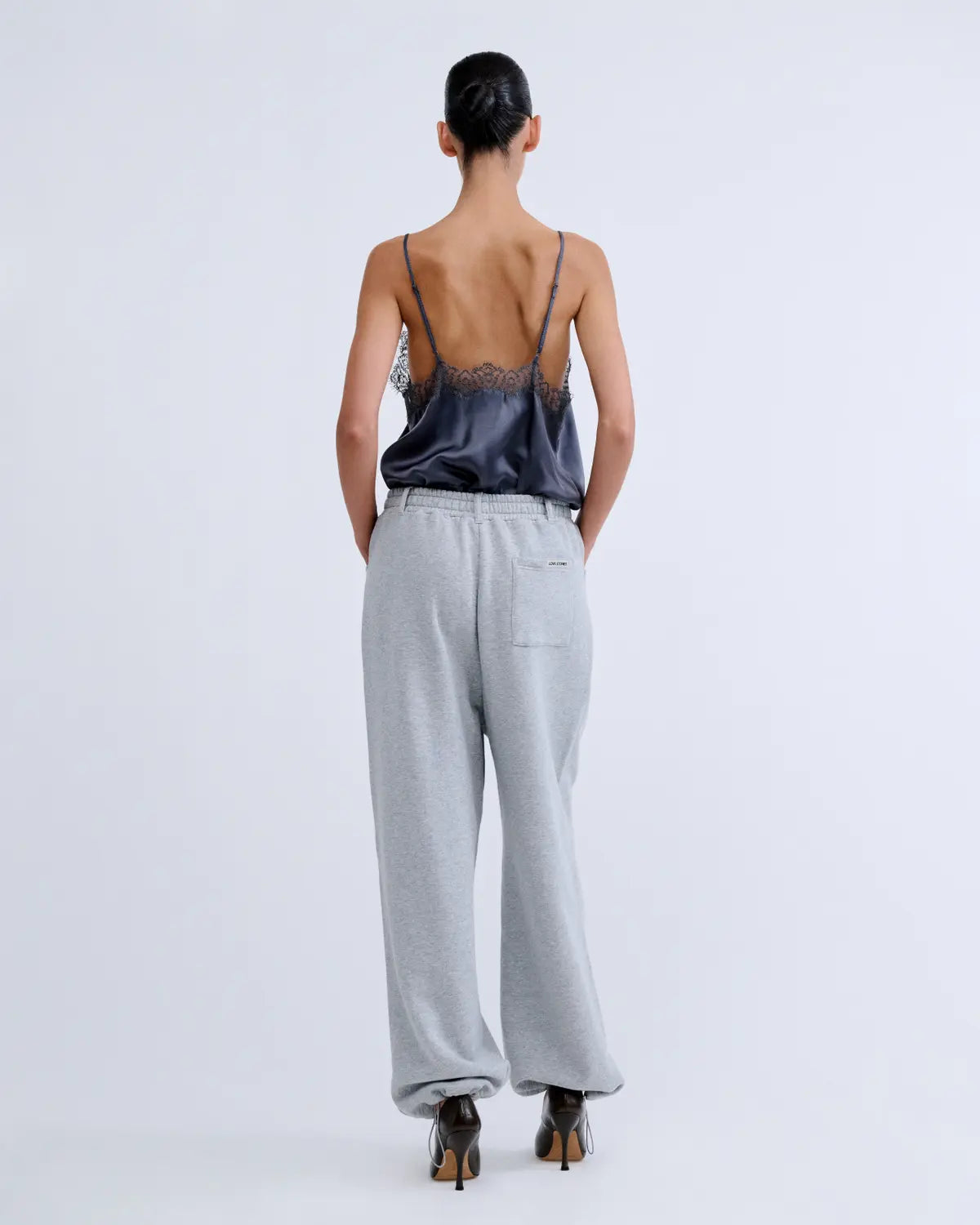 Pantalone Love Stories Carter light grey