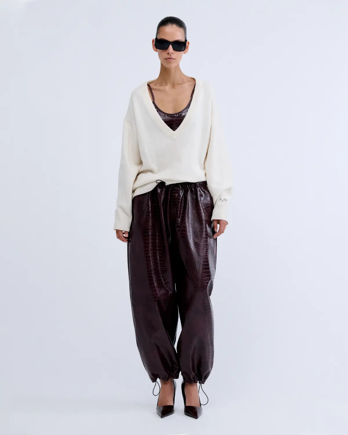 Pantalone Love Stories Fran bordeaux