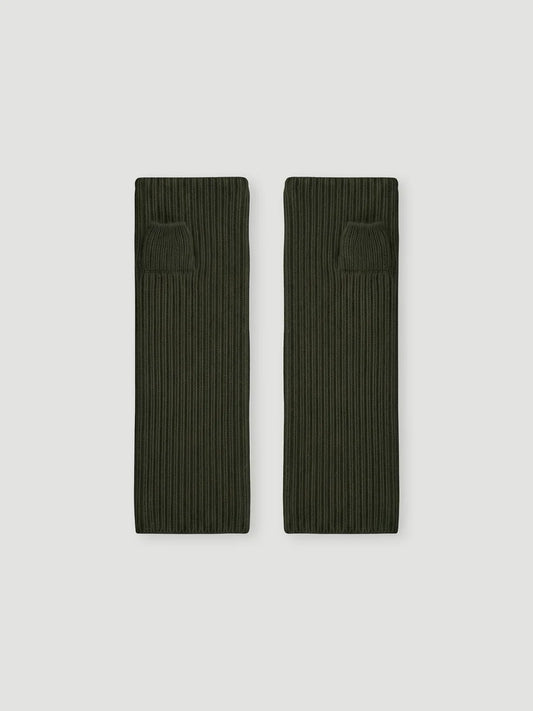 Guanti Absolut Cashmere Leopoldine dark artichoke