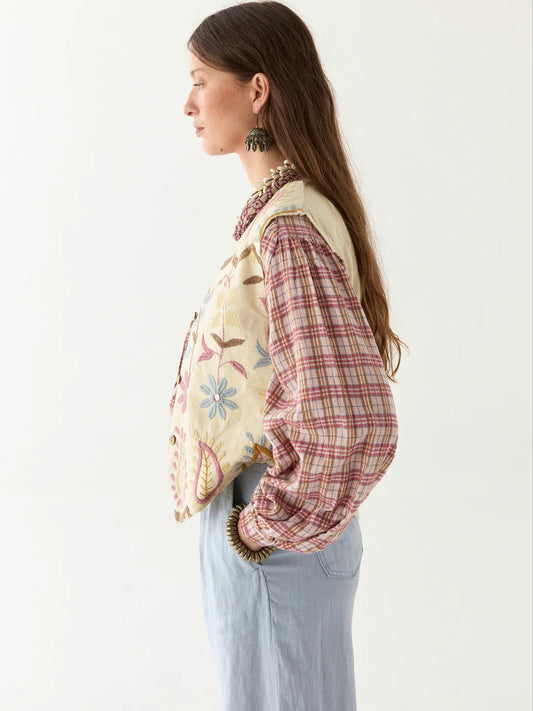 Gilet Maison Hotel Dust In The Wind Kansas Vest Macaron