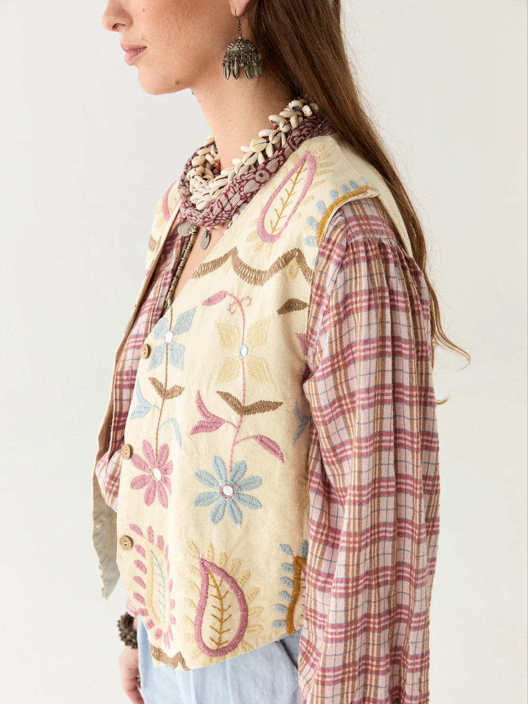 Gilet Maison Hotel Dust In The Wind Kansas Vest Macaron