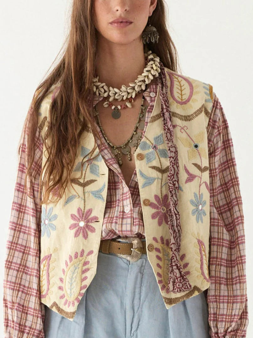 Gilet Maison Hotel Dust In The Wind Kansas Vest Macaron