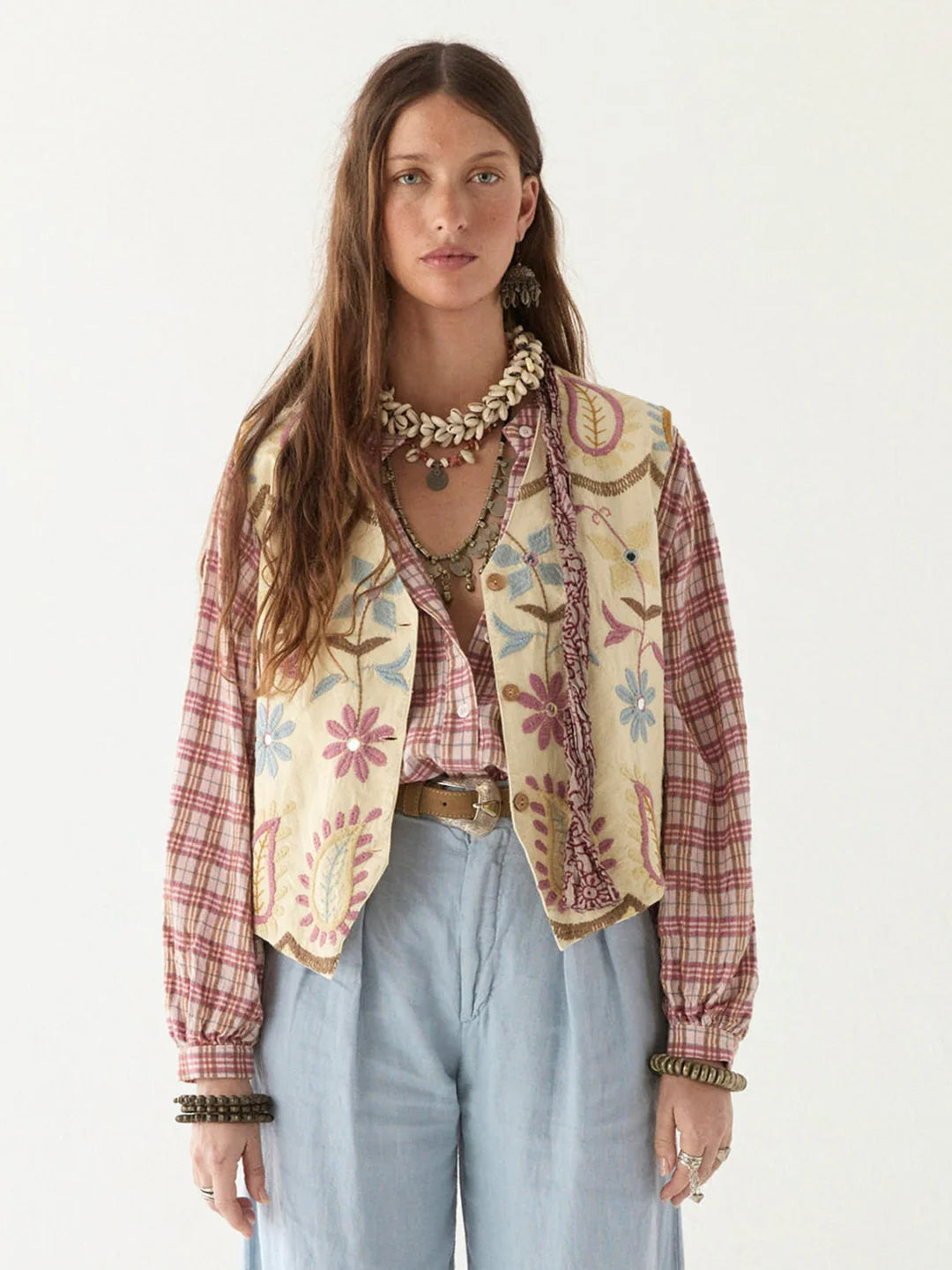 Gilet Maison Hotel Dust In The Wind Kansas Vest Macaron