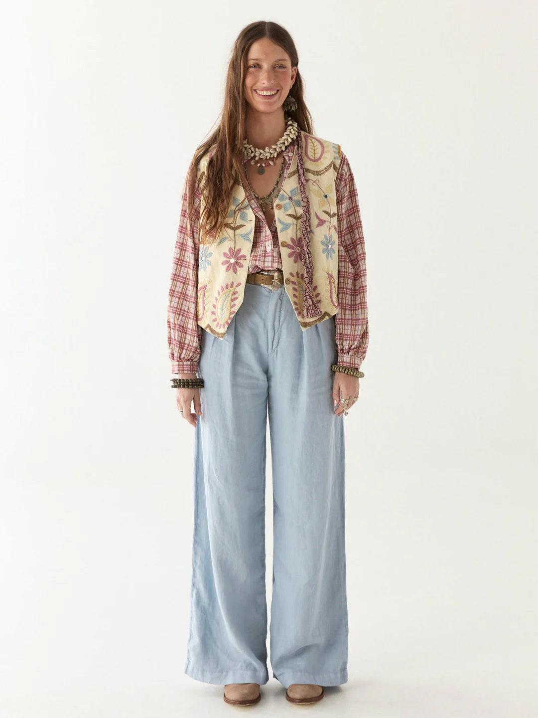 Gilet Maison Hotel Dust In The Wind Kansas Vest Macaron