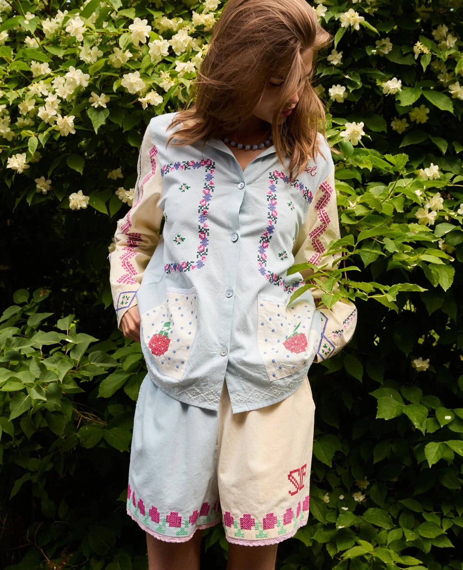 Shorts Sissel Edelbo Myra baby blue